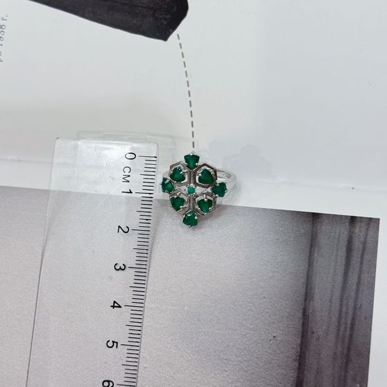 Серебряное кольцо с агатом 1.597ct