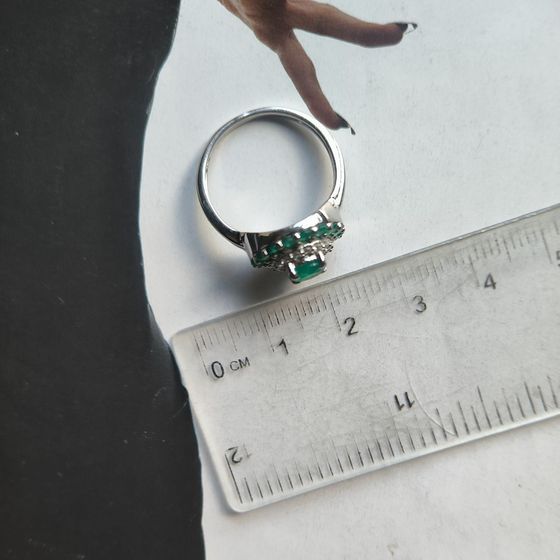 Серебряное кольцо с агатом 1.178ct