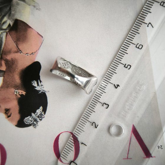 Sterling silver ring with 0.36ct fianites