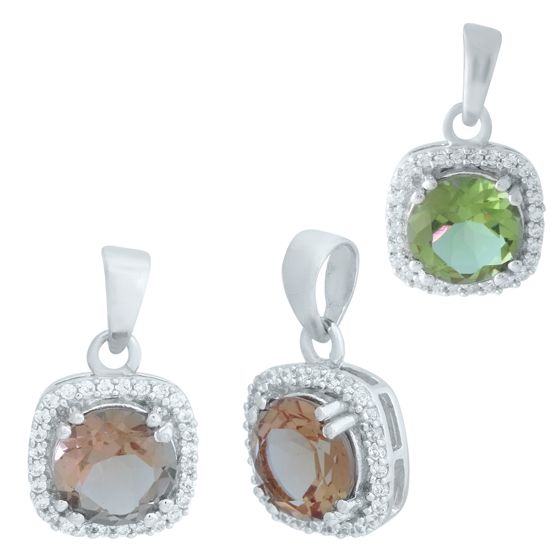 Срібна підвіска з султанітом 2.153ct