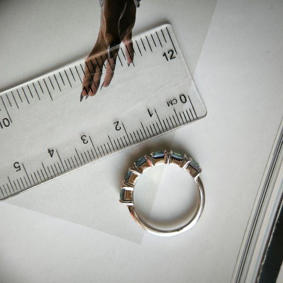 Срібна каблучка з містик топазом 1.517ct