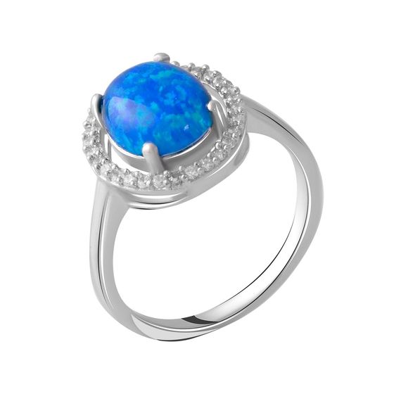 Silver ring with opal 1.175ct