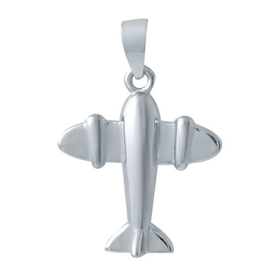 Silver pendant without stones