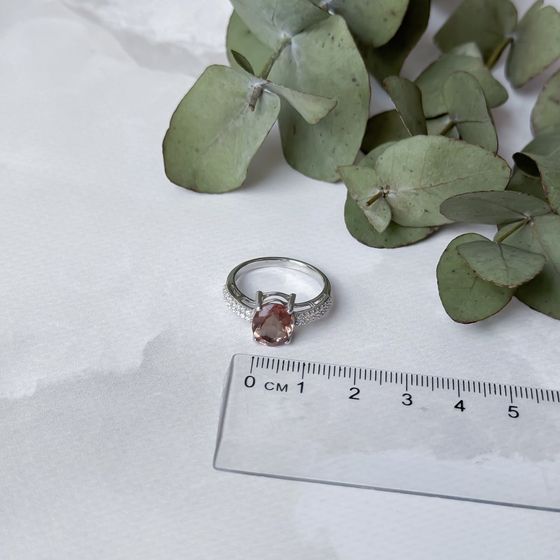 Серебряное кольцо с султанитом 2.795ct