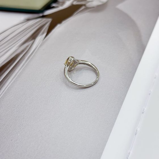 Silver ring with citrine nano 0.958ct
