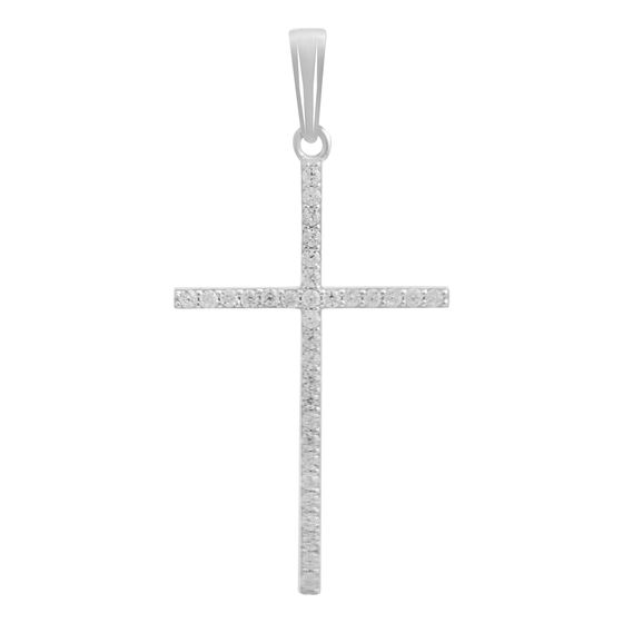 Золота підвіска з фіанітами 0.33ct