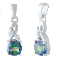 Подвески с драгоценными камнями