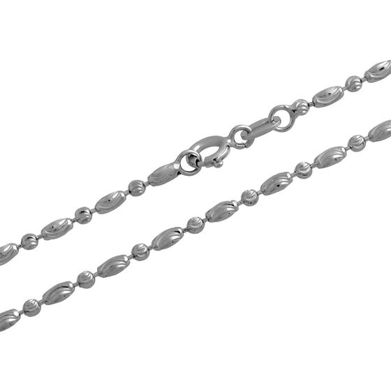 Silver chain without stones