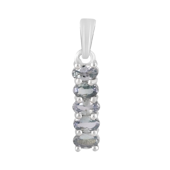 Silver pendant with tanzanite 1.088ct