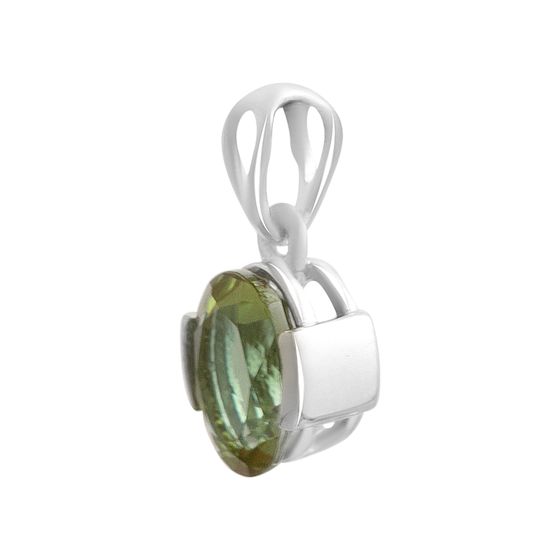 Серебряная подвеска с султанитом 1.172ct