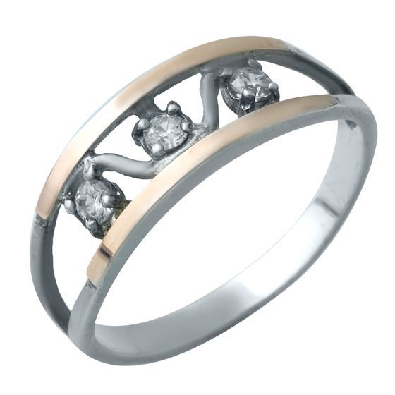 Серебряные серьги с фианитами