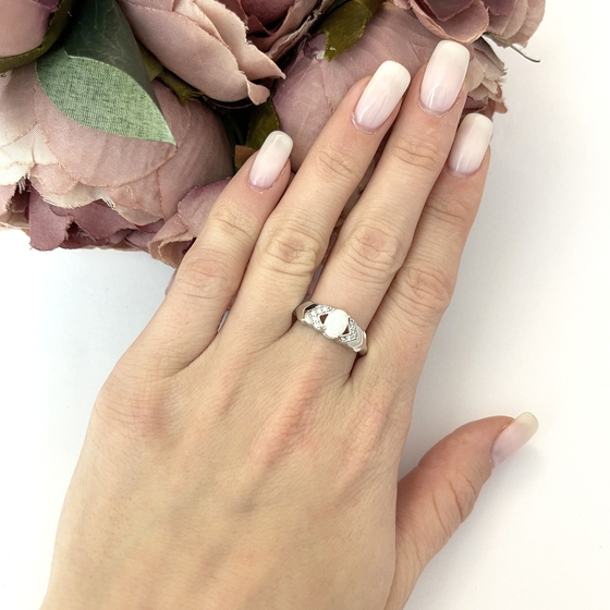 Серебряное кольцо с опалом 0.313ct