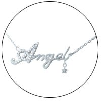 Колье с фианитами