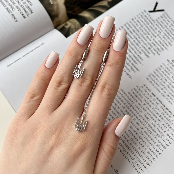 Серебряные серьги без камней