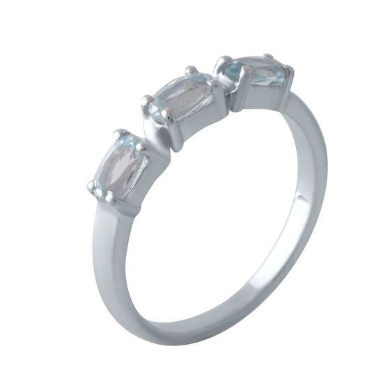 Silver ring with topaz 0.78ct