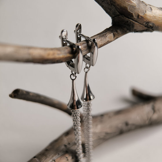 Silver Earrings Without Stones