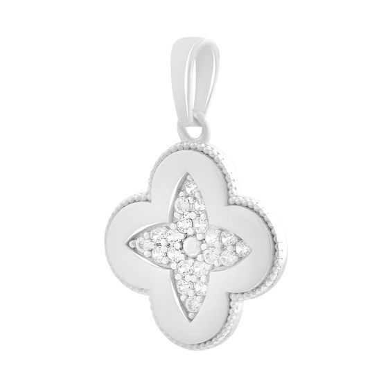 Золотая подвеска с фианитами 0.17ct