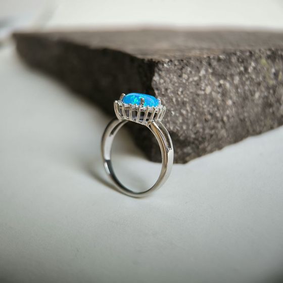 Серебряное кольцо с опалом 1.265ct