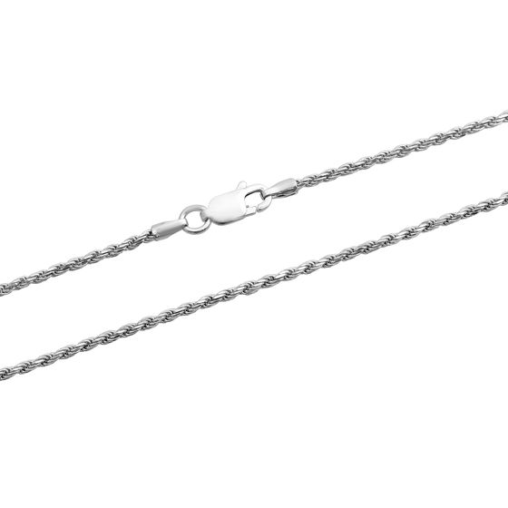 Silver chain without stones