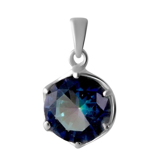 Серебряная подвеска с мистик топазом 2.175ct