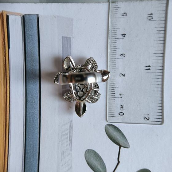 Silver Ring with Fianites