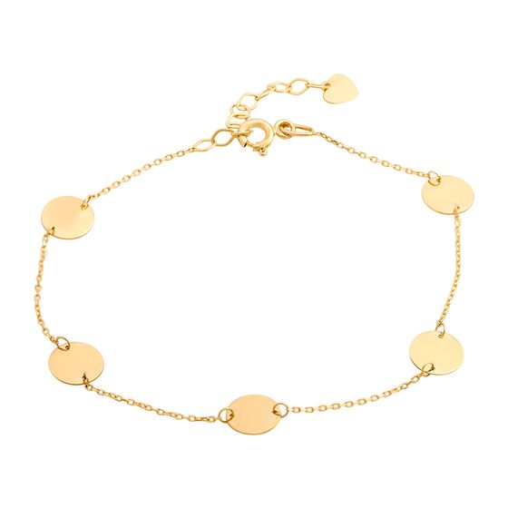 Gold bracelet without stones