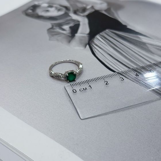 Серебряное кольцо с агатом 1.085ct