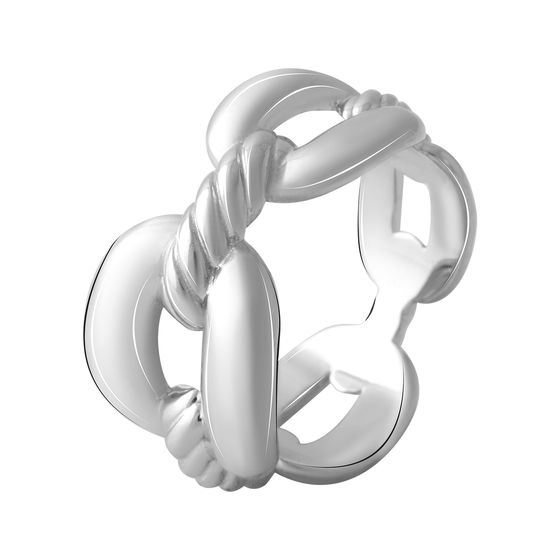 Silver ring without stones
