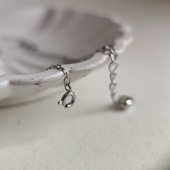 Серебряное колье с ониксом