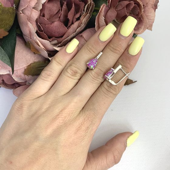 Серебряное кольцо с опалом 1.037ct