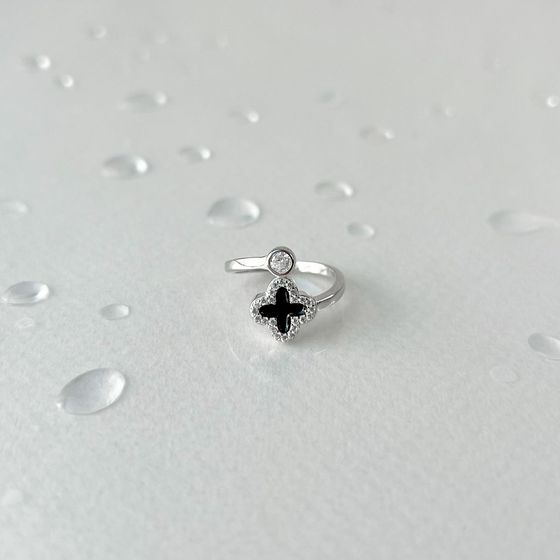 Silver ring with semalloy
