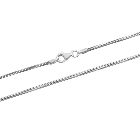 Silver chain without stones