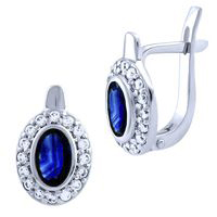 Серьги с драгоценными камнями