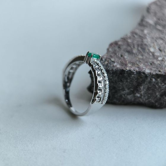 Серебряное кольцо с агатом 0.577ct