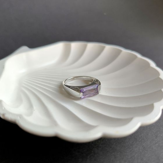 Серебряное кольцо с аметистом 2.491ct