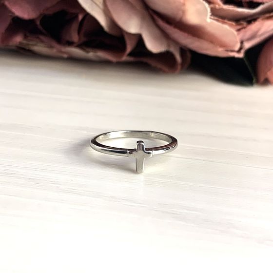Silver ring without stones