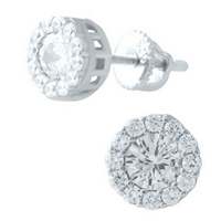 Серьги гвоздики (пуссеты)