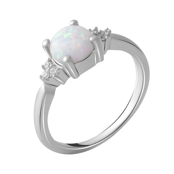 Серебряное кольцо с опалом 0.669ct