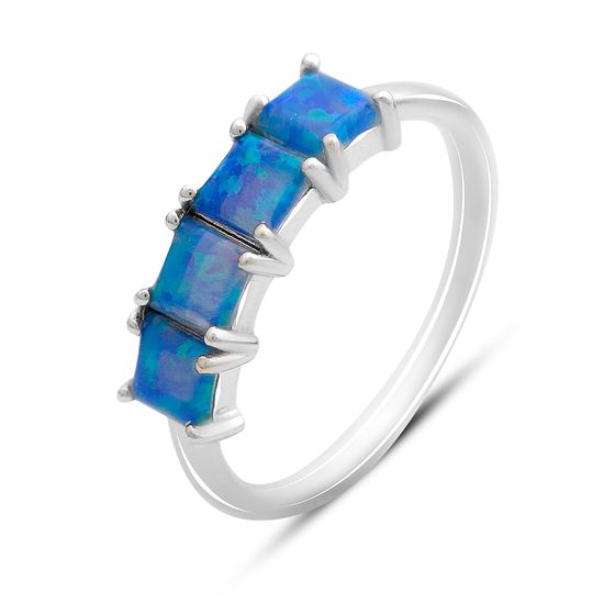 Серебряное кольцо с опалом 0.6ct