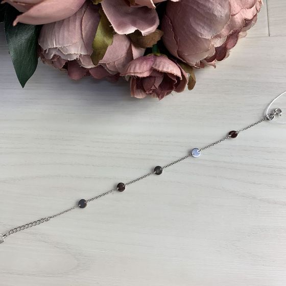 Silver bracelet without stones