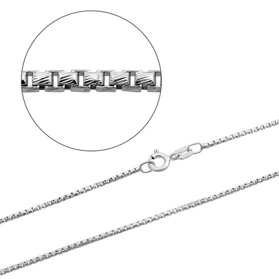 Silver chain without stones