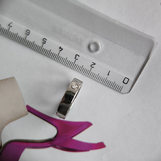 Silver Ring with Fianites