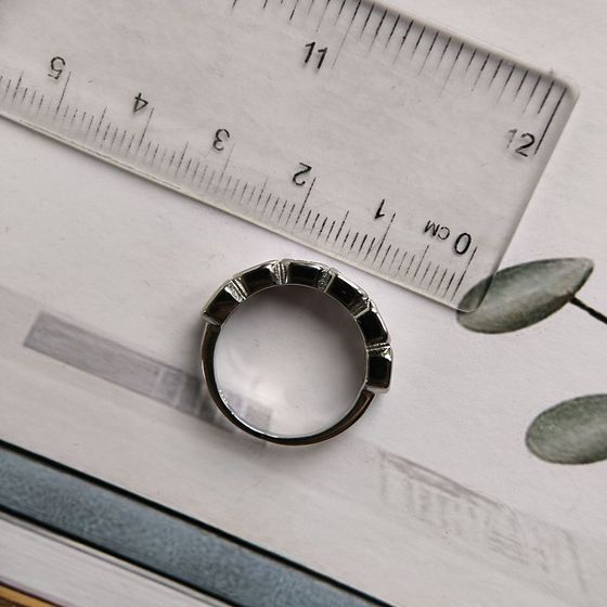 Silver Ring with Fianites
