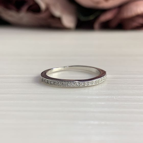 Silver Ring with Fianites