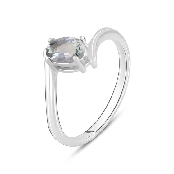 Silver ring with tanzanite 0.45ct