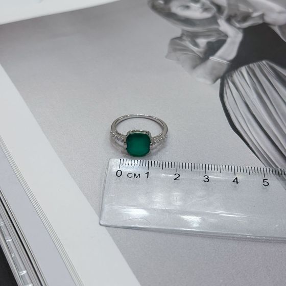 Серебряное кольцо с агатом 2.965ct