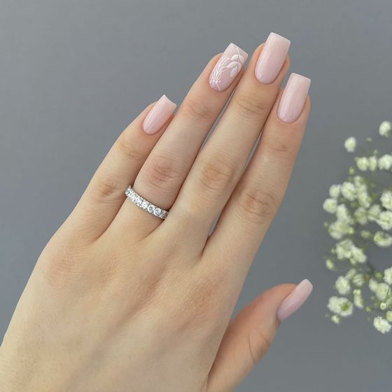 5.5ct Gold Ring with Fianites