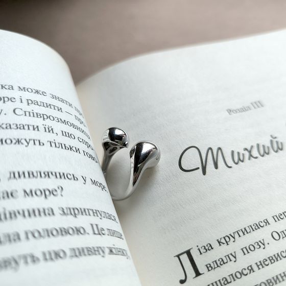Silver ring without stones