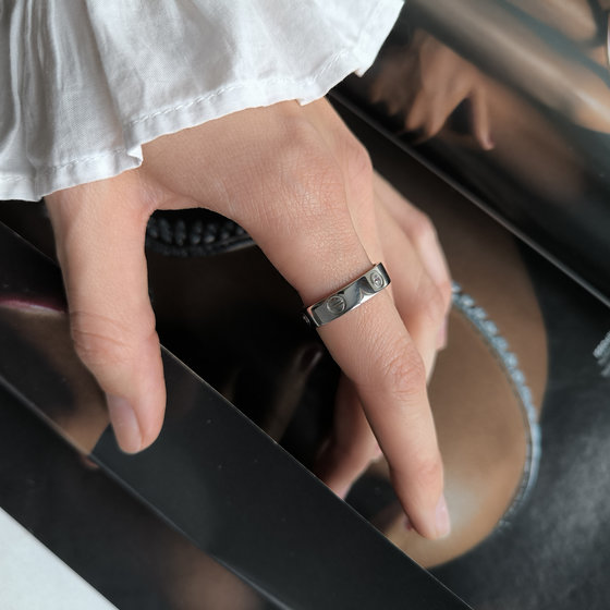 Silver Ring with Fianites
