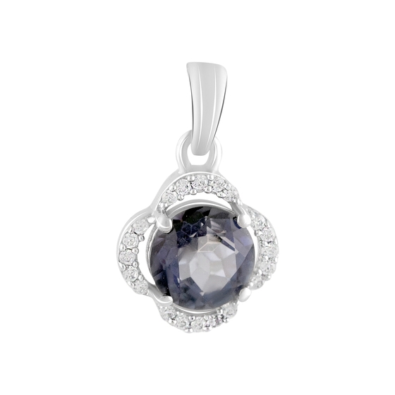 Silver pendant with mystic topaz 2.05ct